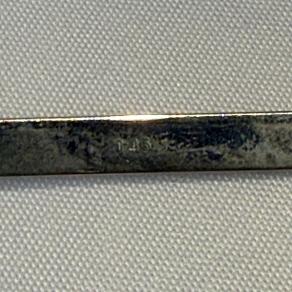 Omega Vintage Men's Designer Eyeglasses FRAMES only Aviator Silver 58/16 145 - Picture 2 of 7